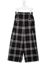 Burberry Kids' Vintage Check Tailored Trousers In Black