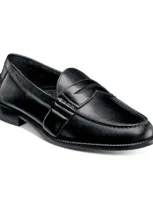 Nunn Bush Men's Noah Penny Loafers In Black