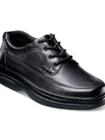 Nunn Bush Men's Cameron Oxfords Men's Shoes In Black Tumble