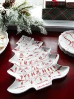 Juliska Country Estate Winter Frolic Ruby Tree Platter 12 Days Of Christmas