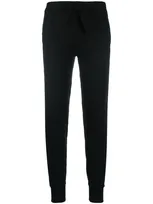 Lauren Ralph Lauren Vendira Knitted Tapered Trousers In Schwarz