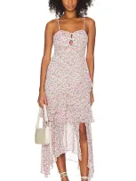 Minkpink Liberty Midi Dress In Pink