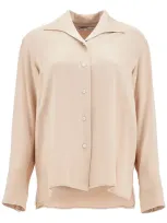 Blazé Milano Women's Frique Gigi Crãªpe Shirt In Beige