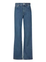 Burberry Straight Fit Jeans In Blue