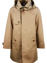 Burberry Kids' Beige Cotton Trench In Beis