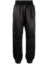 Dsquared2 Satin-finish Track Pants In Black