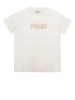 Fendi Kids' T-shirt In Gessolinen