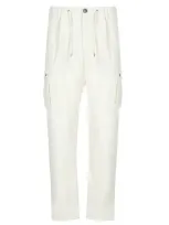 Herno Resort Pants In White