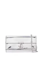 Jimmy Choo Avenue Crossbody Mini Bag In 银