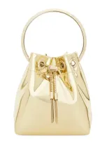 Jimmy Choo Bon Bon Handbag In Gold