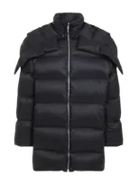 Moncler X Rick Owens Wintercoat In Black