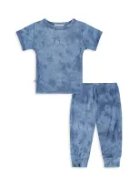 Paigelauren Unisex Ribbed Tee & Pants Set - Baby In Blue