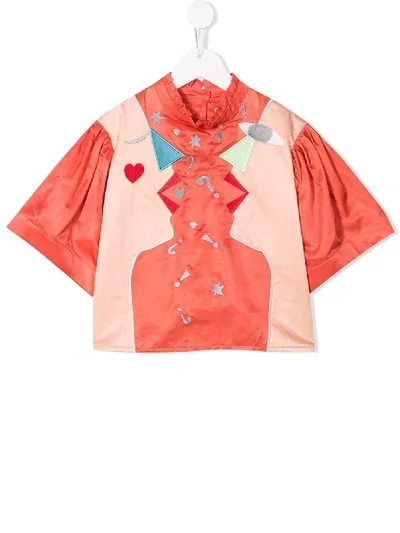 Raspberry Plum Kids' Hannah Blouse In Pink