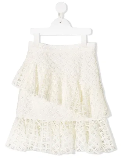 Philosophy Di Lorenzo Serafini Kids' Layered Skirt In White