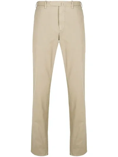 Dell'oglio Straight-leg Chino Trousers In Neutrals