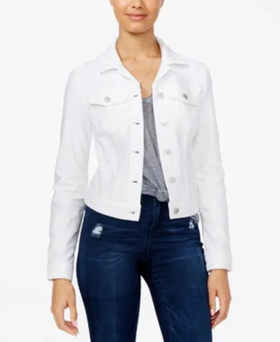 Jessica Simpson Pixie Denim Jacket In White