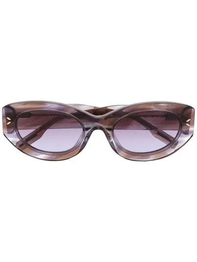 Mcq By Alexander Mcqueen Tortoiseshell Cat-eye Sunglasses