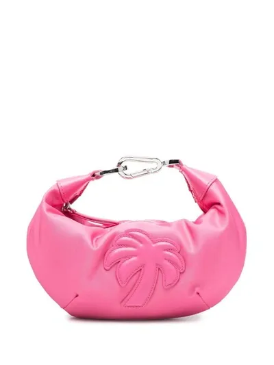 Palm Angels Big Palm Shoulder Bag In Pink