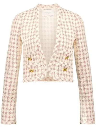 Giambattista Valli Jacket In Ivory Red