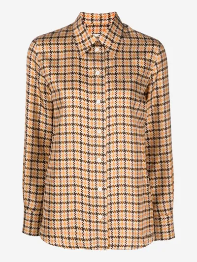 Lanvin Long Sleeve Regular Fit Shirt Clothing In Brown