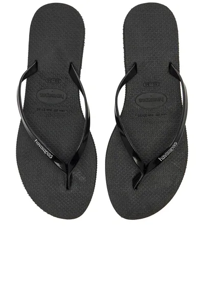 Havaianas You Metallic Sandal In Black