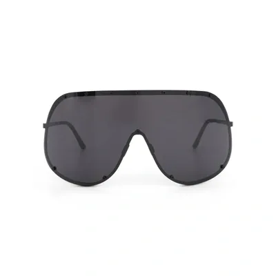 Rick Owens Shield Sunglasses In Black