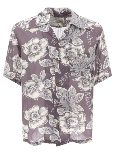 Kapital Zephyr Anemone Shirts In Grey