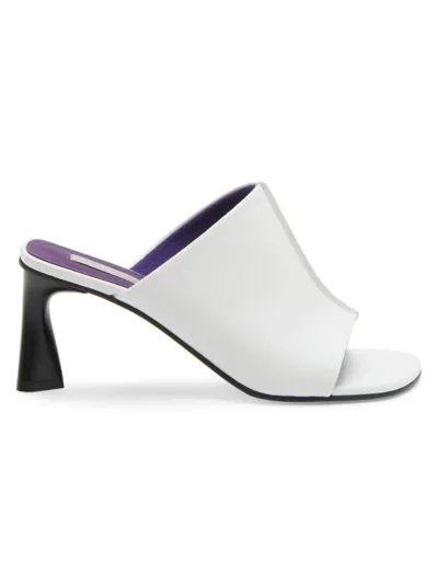 Stella Mccartney Elsa 90mm Leather Pumps In White