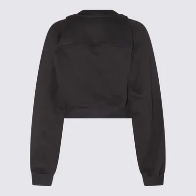 Off-white Black And White Cotton Sweatshirt