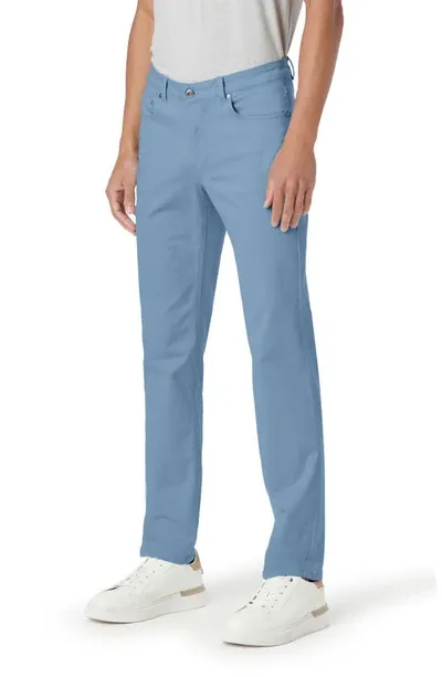 Bugatchi Preston Straight Leg Five Pocket Pants In Air Blue