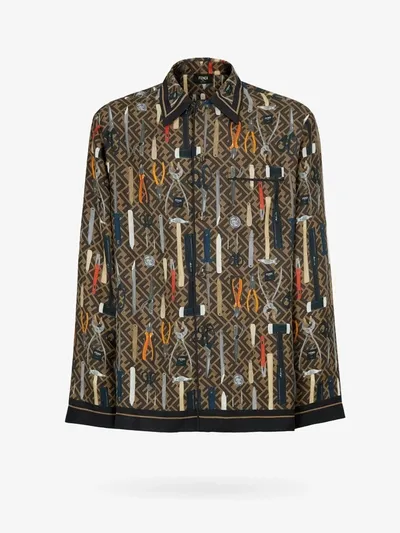 Fendi Shirt In Multicolor