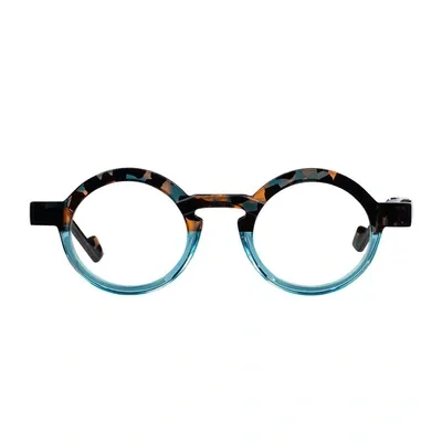 Matttew Rolling Eyeglasses In 1067 Light Blue/black