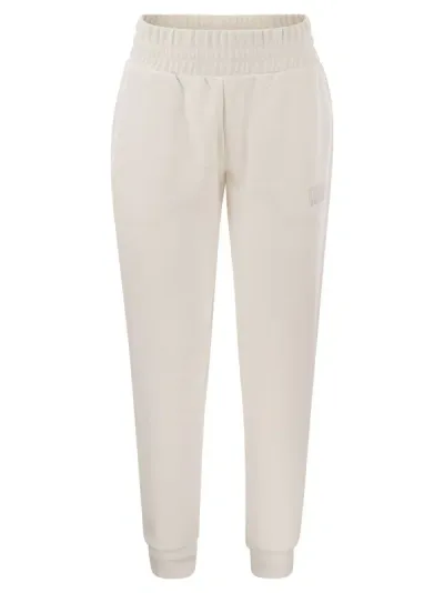 Colmar Girly - Cotton And Modal Tracksuit Trousers In White