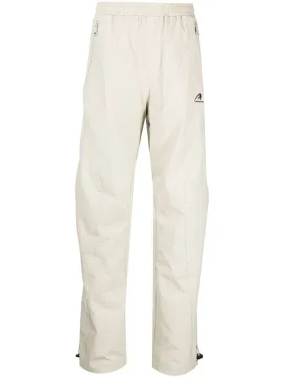 Ader Error Beige Plue Trousers In Neutrals