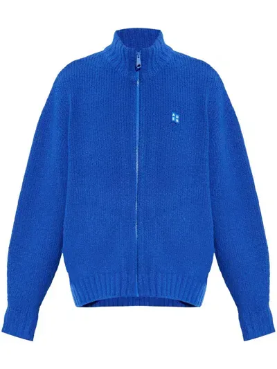 Ader Error Logo-patch Knit Jumper In Blue