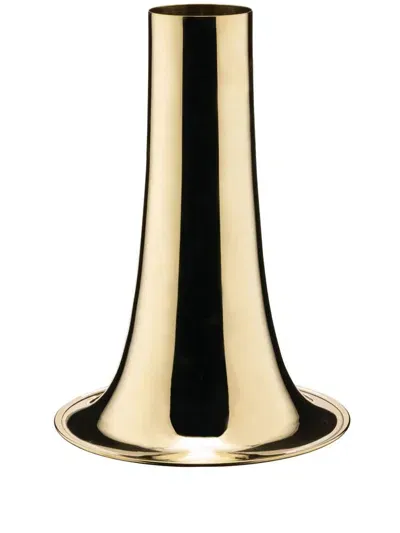 Alessi Trumpet Vase (16.7cm X 24.9cm) In Gold