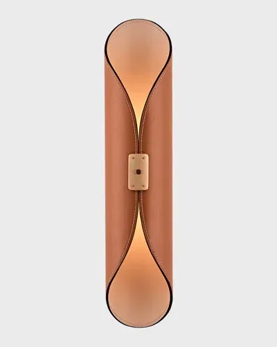 Allegri Crystal By Kalco Lighting Cape Led Wall Sconce In Satin Brass Tan