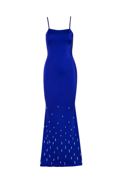 Baobab Cale Maxi Dress In Blue