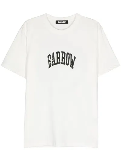 Barrow Logo-print T-shirt In White