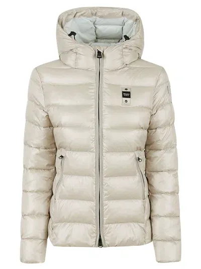 Blauer Ripstop Padded Jacket In Neutral