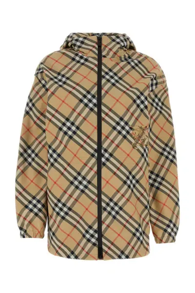 Burberry Jackets And Vests In Multicolor