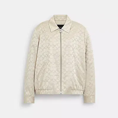 Coach Tonal Signature Souvenir Jacket In Multi