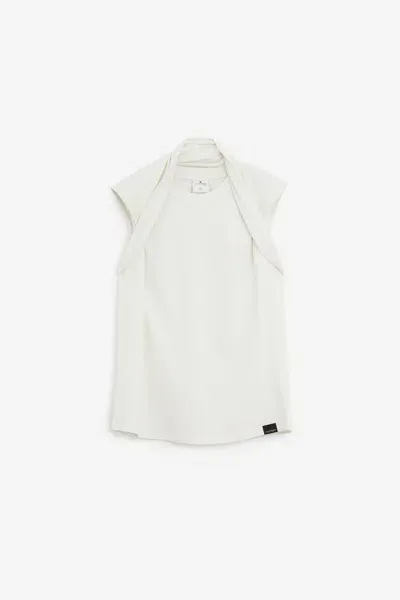 Courrèges Multi Styling Top Topwear In Natural