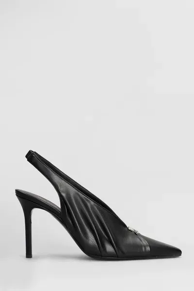 Courrèges Pumps In Black Leather