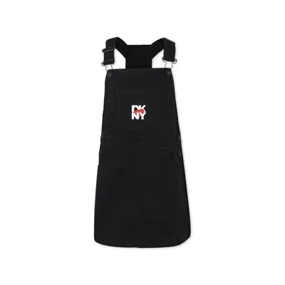 Dkny Kids' Black Strappy Dress For Girl