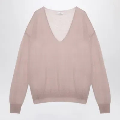 Dries Van Noten Light Pink Sweater In Wool Blend Women