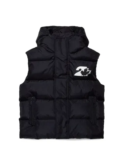 Dsquared2 Kids' Vest In Black