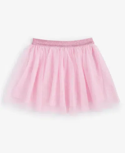 Epic Threads Babies' Toddler Girls Glitter Solid Tutu Skirt, Created For Macy's In Rosy Pink