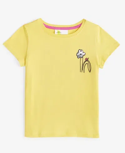 Epic Threads Babies' Toddler Girls Super Natural Graphic T-shirt, Created For Macy's In Light,pastel Ye