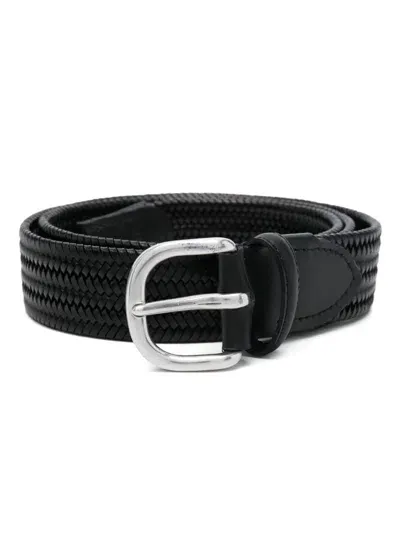 Eraldo Braided Belt In Black